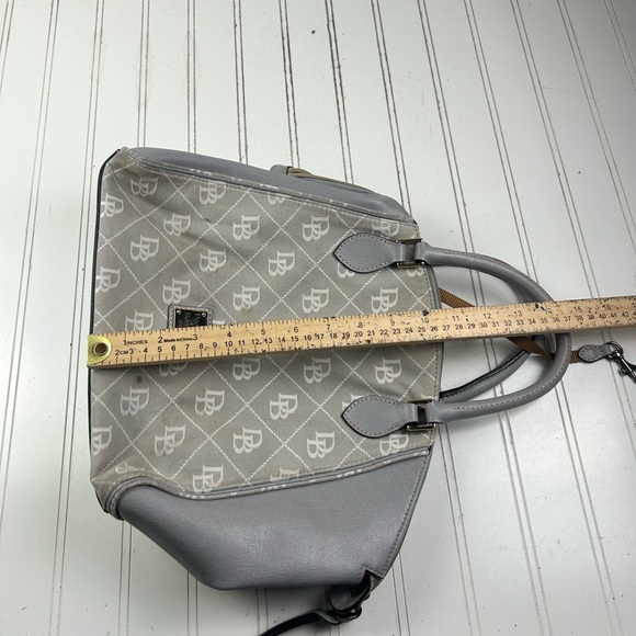Dooney & Bourke Maxi Quilt Sydney Gray Satchel Shoulder Bag Vintage $400 - Picture 9 of 15